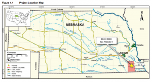 Location of the Elk Creek niobium deposit in Nebraska (Photo: Tetra Tech / Niocorp)