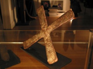 The Katanga cross used to be used in the rich copper region to buy flour, chickens and guns (Source: Rand African Art)
