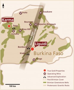 True Gold's Burkina deposits (Company)