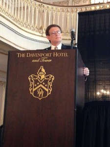 CPM Group's Jeff Christian addresses the crowd during his presentation Thursday at the Silver Summit.