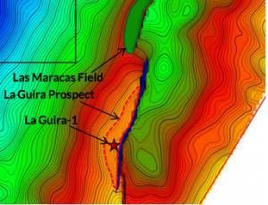 3D Seismic showing the La Guira 1 prospect (company presentation)