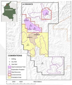 PRE's La Creciente gas field (Company)