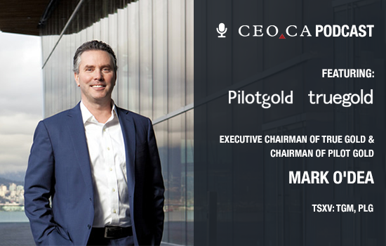 Mark O'Dea of Oxygen Capital, True Gold and Pilot Gold joins the CEO.CA podcast