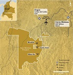 San Matias location and infrastructure map (company)