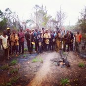 Geologist Zach Flood in the DRC