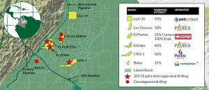 Petroamerica holds over 303,000 net acres in the Llanos Basin in Colombia (Image: Petroamerica Oil Corp.)