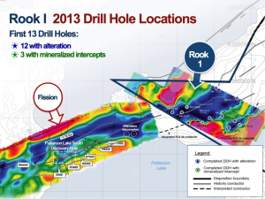 The focus of the 2014 program remains the area immediately northeast of the Patterson Lake South discovery (Image: NexGen Energy)