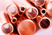 copper pipes