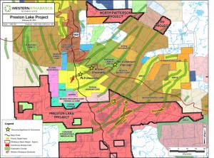 Regional map showing the exploration corridors (Image: Skyharbour Resources Ltd.) 