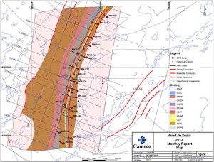 One of Cameco's largest exploration programs is on the Mann Lake project (Source: Cameco Corp.)