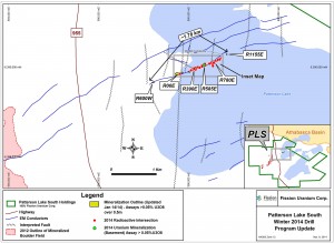 Fission is nearly halfway through their 100 hole, 30,000m winter drill program (Source: Fission Uranium Corp.)