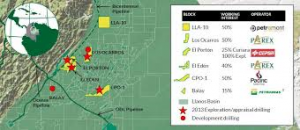 Petroamerica's Blocks (Source: Petroamerica Oil Corp.)