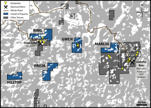 Canterra's South Slave properties (Image: Canterra Minerals)