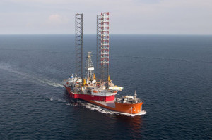 The HAKURYU-12 well will make its way to CGX's offshore blocks after drilling a well in Suriname (Photo: Bloomberg)