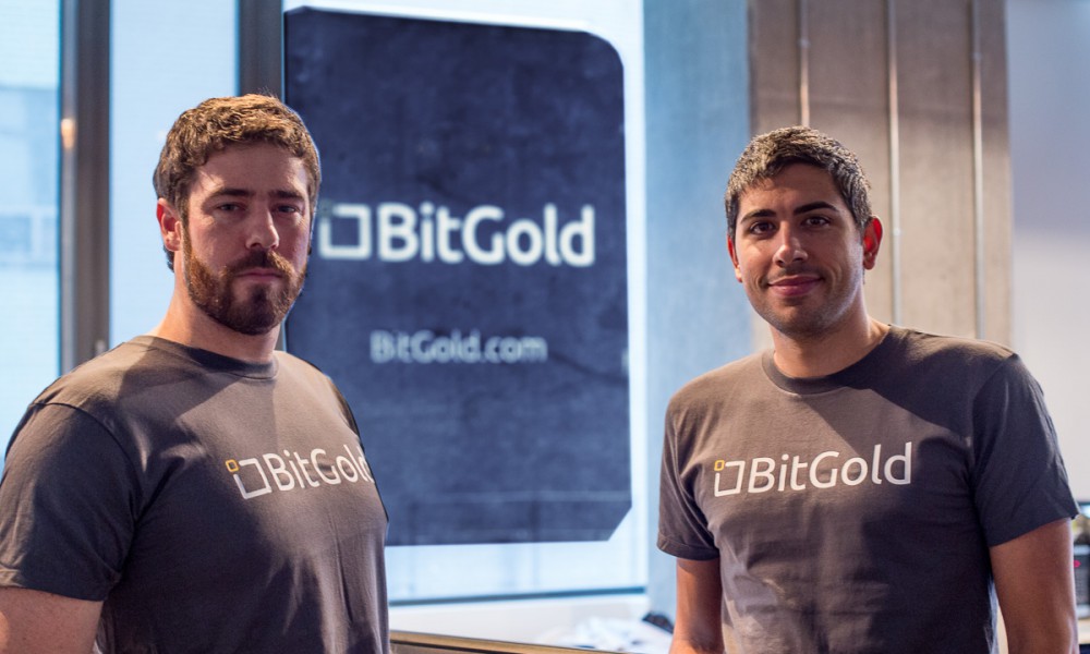 From left: Josh Crumb and Roy Sebag, Bitgold Inc.'s co-founders. Photo source: Bitgold blog