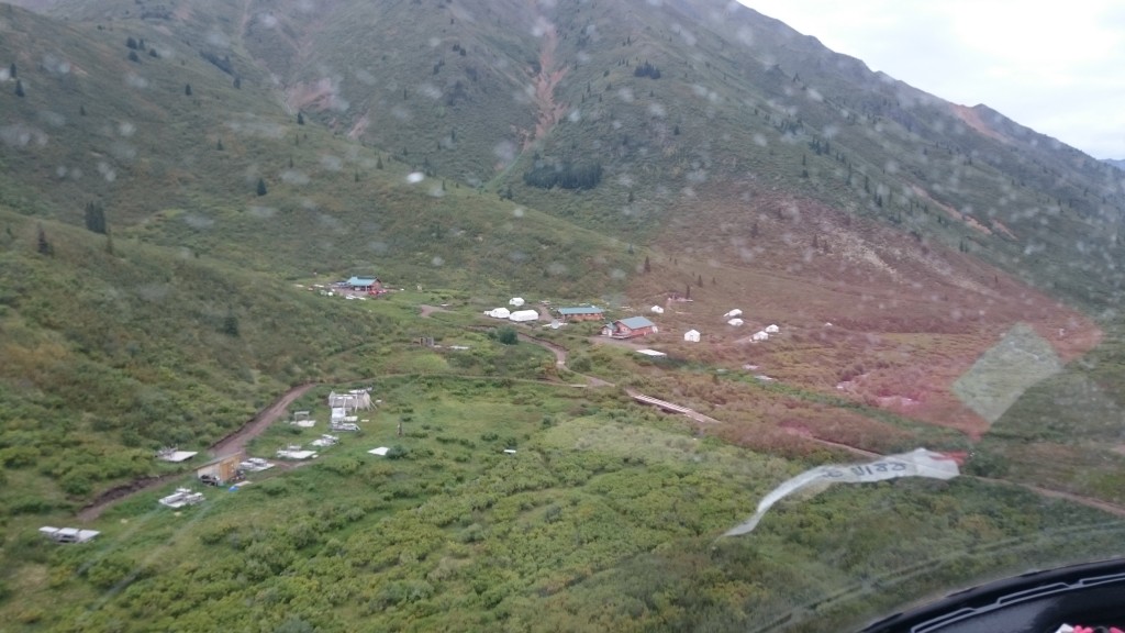 Flying into the Nadaleen base camp. This camp services access to the Anubis Cluster & Osiris Cluster. It is a fully functional camp and able to host over 100 individuals. It has all the essentials from a first aid room to a heated core shack. 