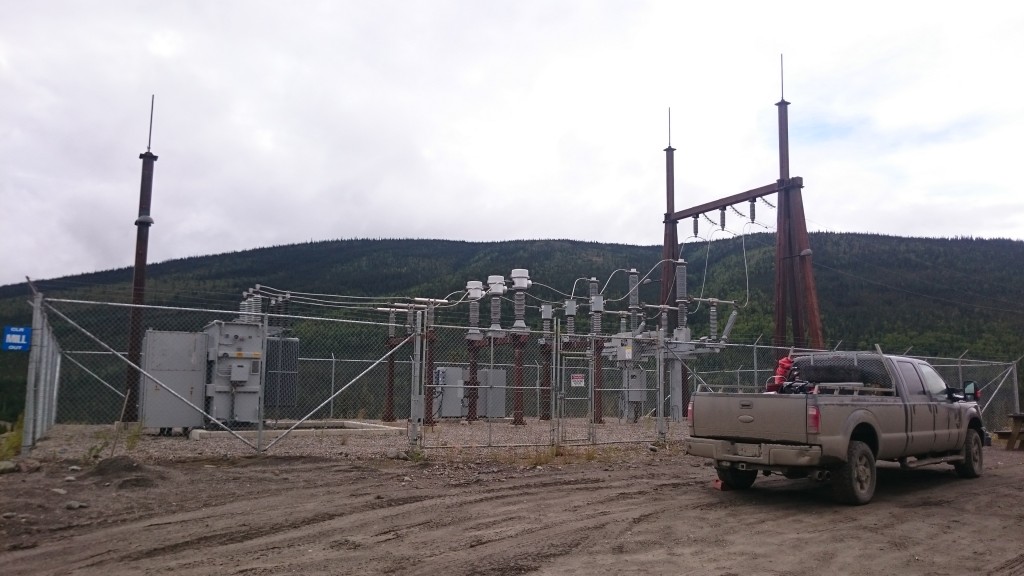 Alexco’s processing plants power source which taps into the Yukon electric grid. Fully built and functioning. 