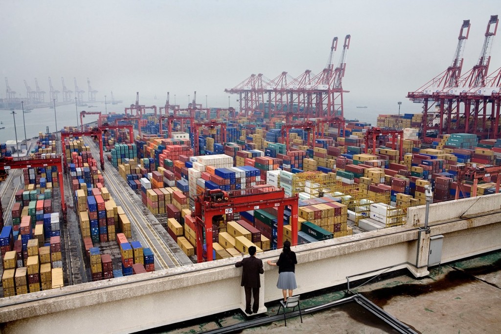 Containers ready for shipment from the Port of Shenzhen, located in the Guangdong province of China. MAGNUM/Michael Christopher Brown