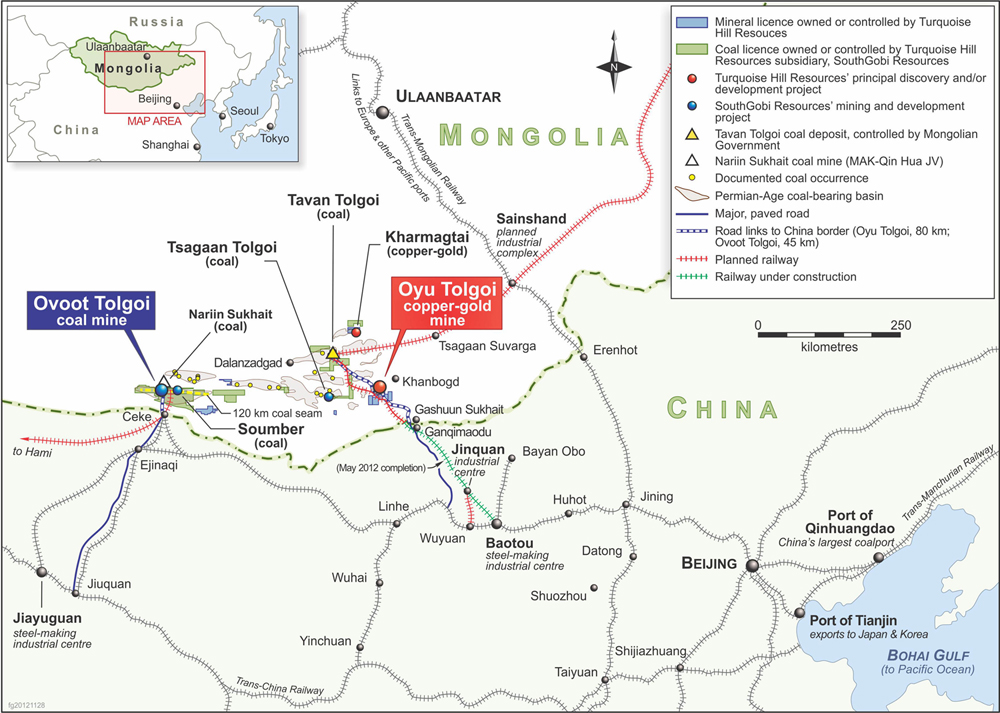 TRQ Mongolia Map